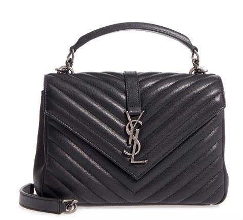 black ysl college bag|ysl college bag medium beige.